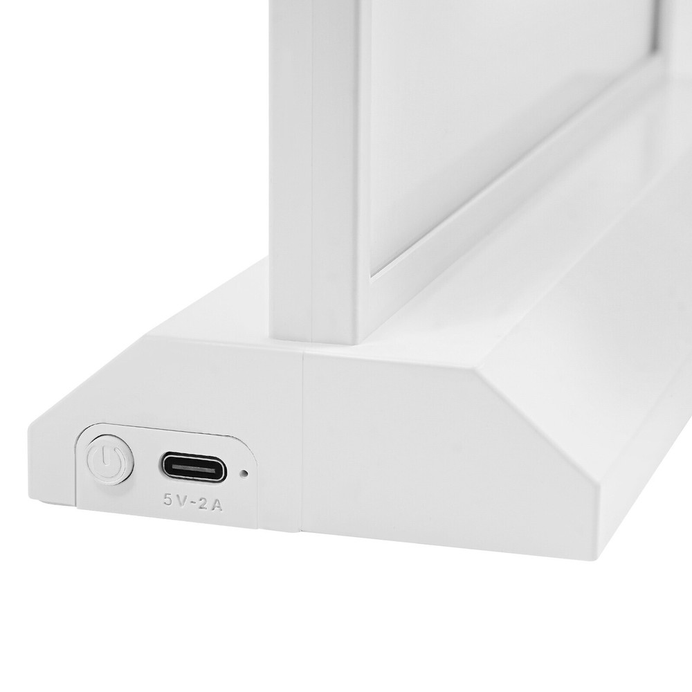 Modern Tabletop LED Sign Holder with Adjustable Brightness for Menu Display
