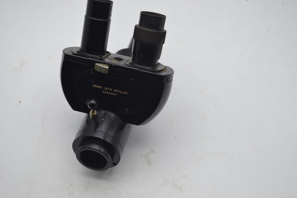 TRIPLE  VISION LEITZ MICROSCOPE HEAD VINTAGE
