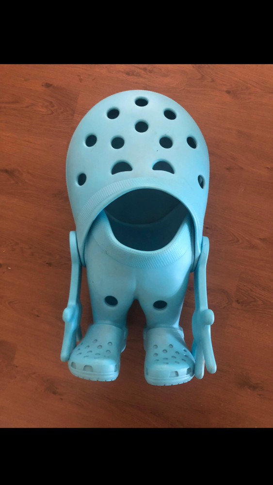 Crocs Man Croslite Store Display blue 27"