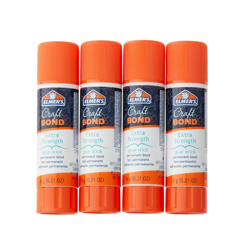 8 Count ELMERS Craftbond Extra Strength Glue Sticks, 6 Grams