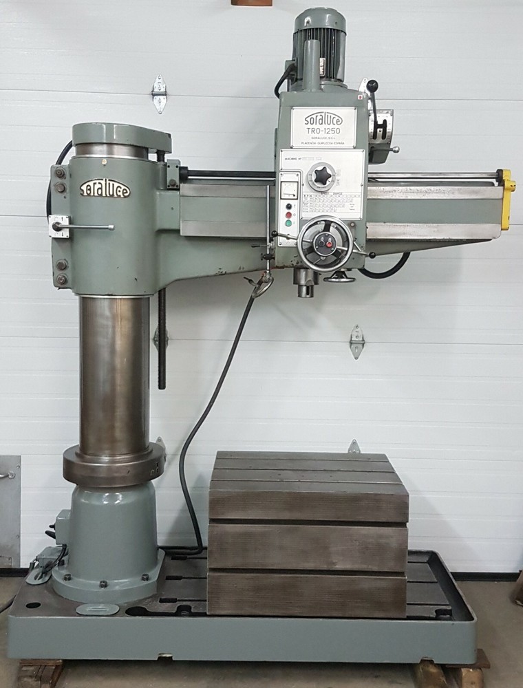 SORALUCE TRO-1250 column Radial drill drilling machine