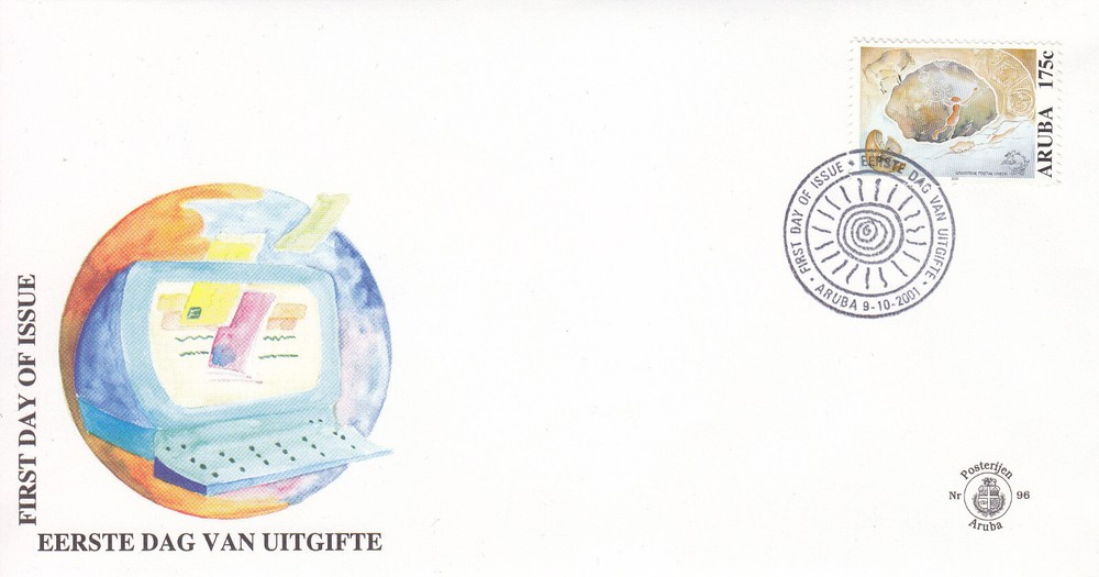 Aruba Issue FDC 2001 (96) History
