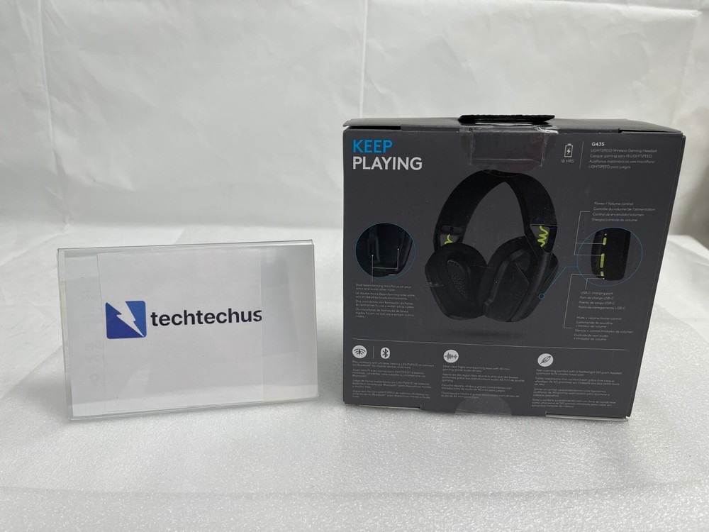 Logitech G435 Lightspeed Wireless Bluetooth Gaming Headset - Black