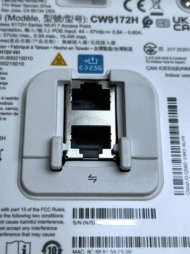 Cisco CW9172H Wireless Access Point