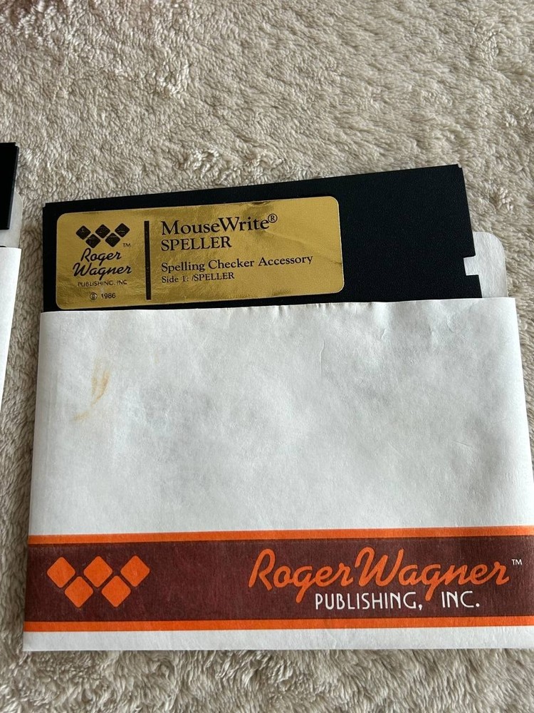 Macintosh MouseWrite Word Processor for Apple IIc IIGS IIe. Software 1985-86 #2
