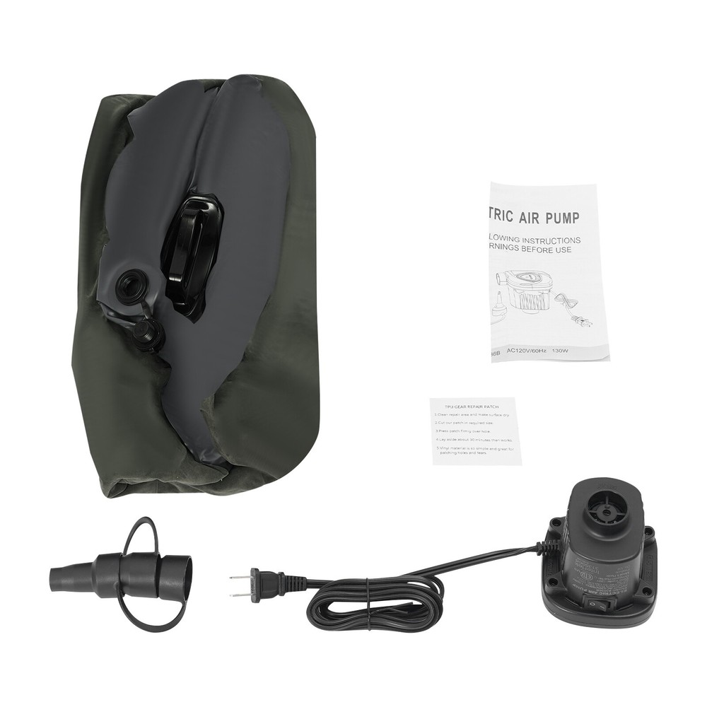 S-Shaped Inflatable Sofa Bed, Waterproof & Foldable with Air Pump