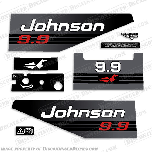 Fits Johnson 9.9hp Decals - 1992