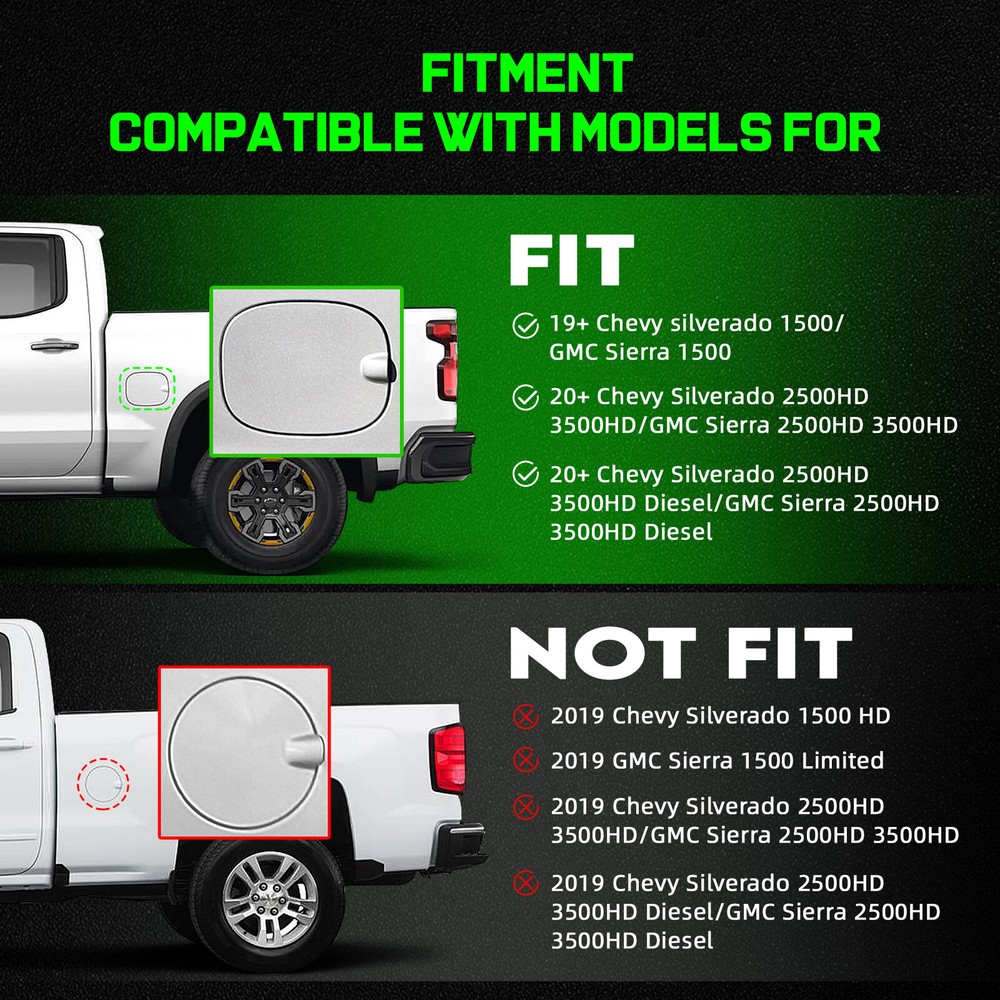 Drop Nerf Bar For 19-24 Silverado/Sierra Crew Cab Running Boards Side Step BOC