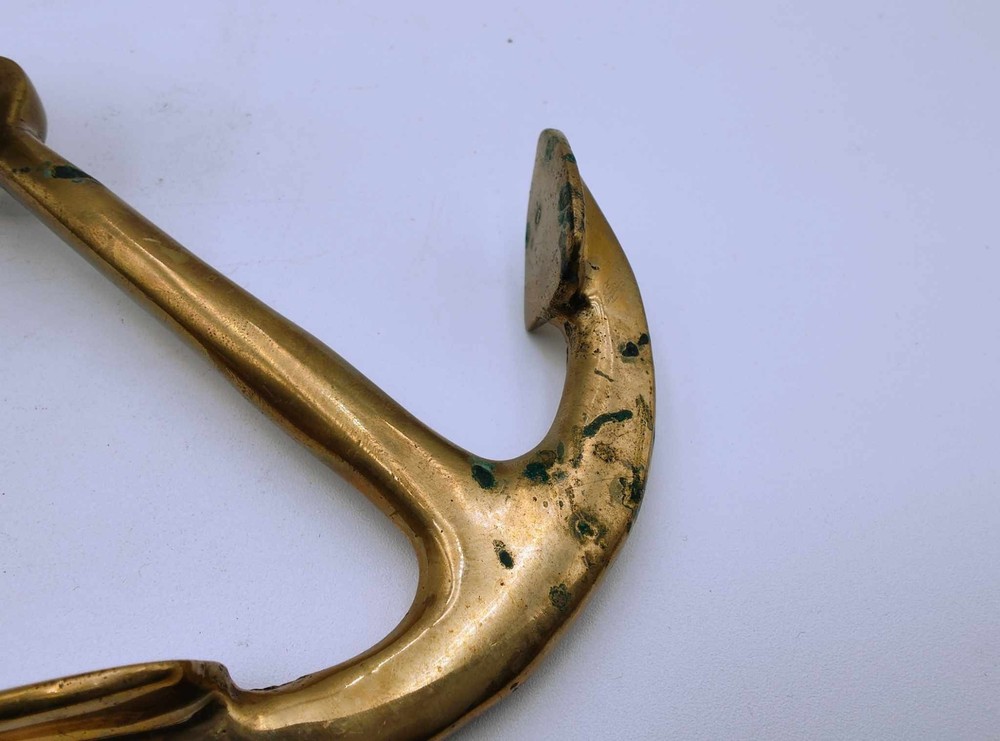 Solid Brass Anchor Candle Snuffer - Nautical Boat Ship