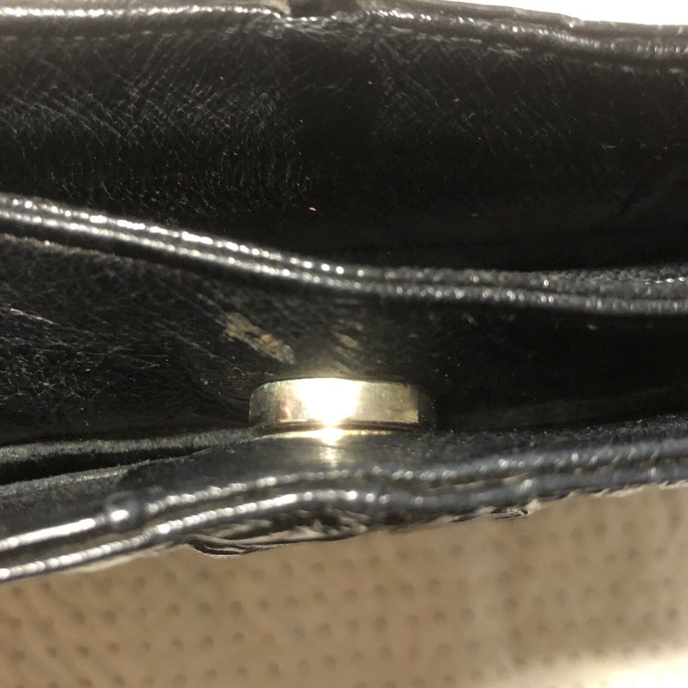 Vintage Black Eel Skin Purse