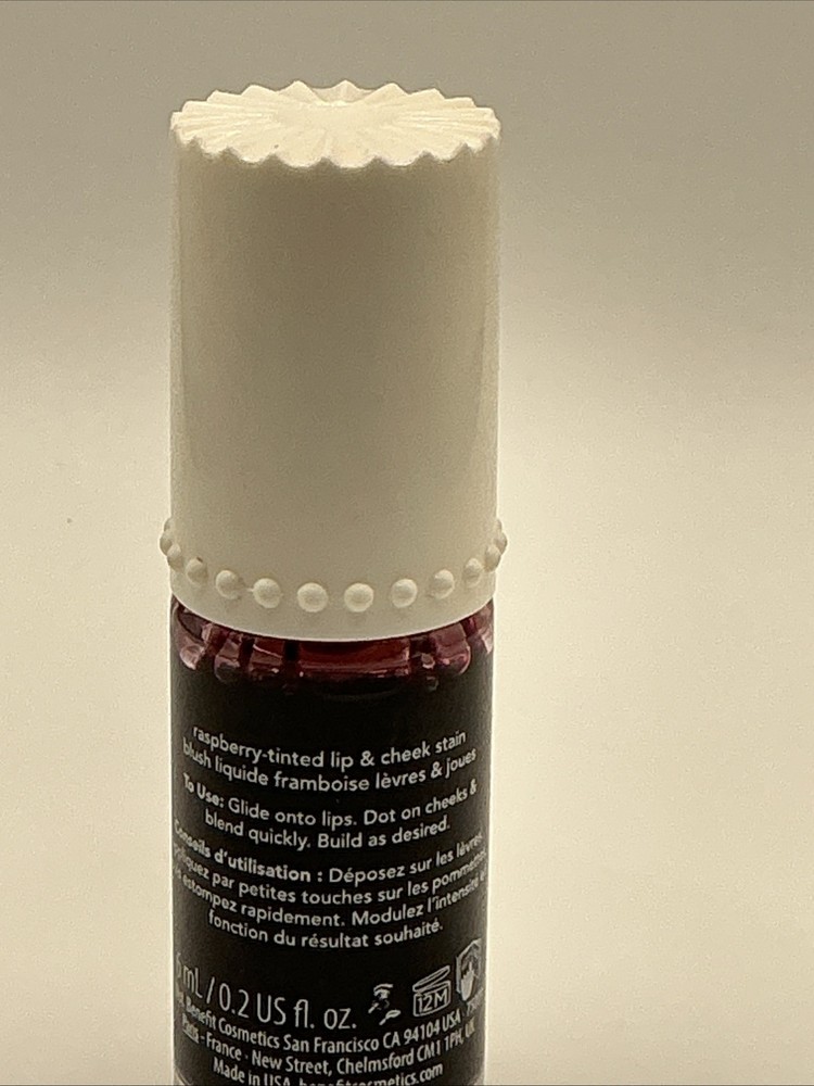 Benefit Cosmetics - Benetint Lip & Cheek Stain - Raspberry - .2 oz - No Box
