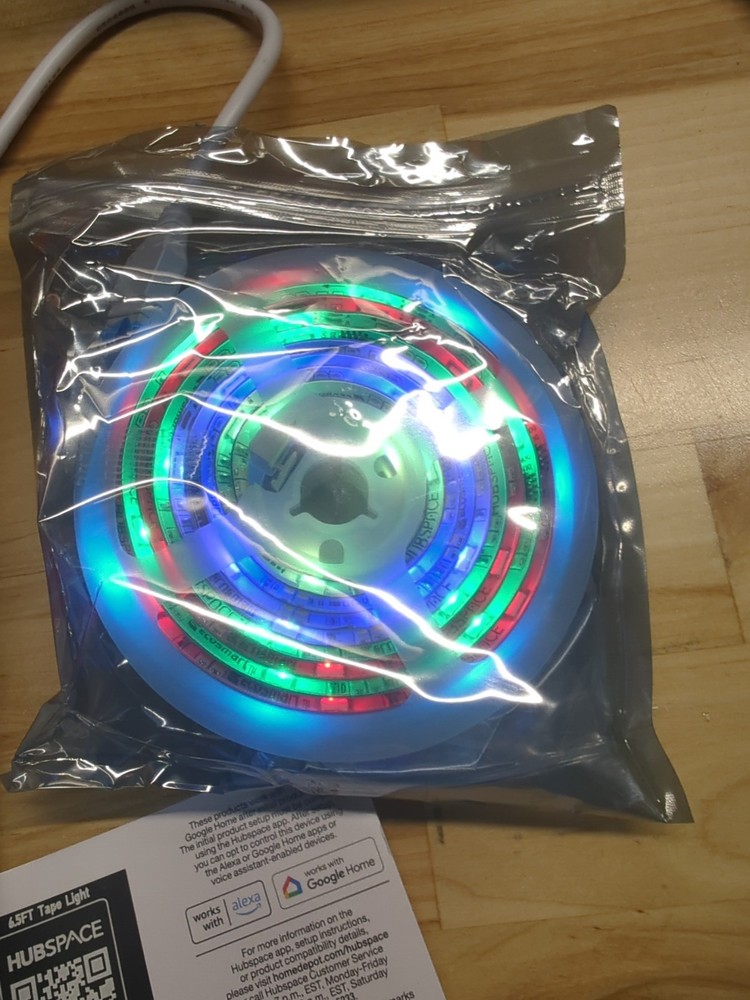Smart RGWBIC Dynamic Color Changing Dimmable Plug-In LED Strip Light Hubspace