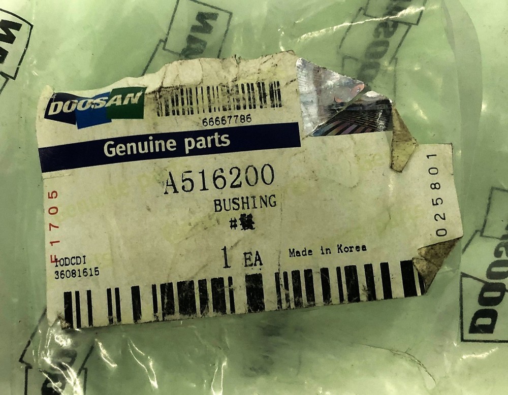 Doosan Bushing A516200 NOS