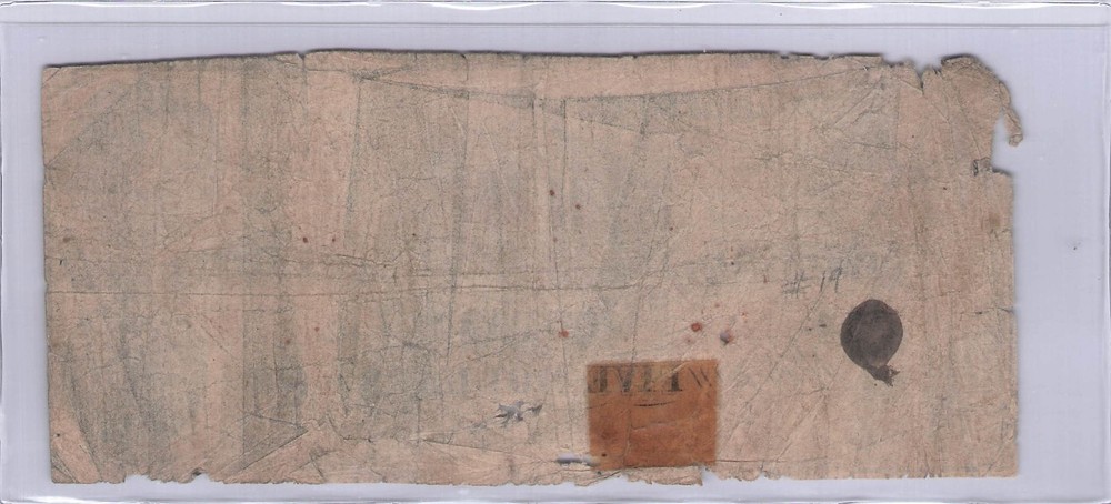 1861 $5 Five Note Confederate Note