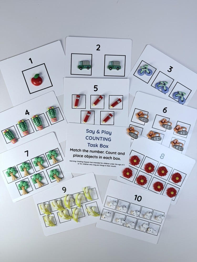 Preschool Activity Set with Mini Objects – 16 Learning Activities With Minis