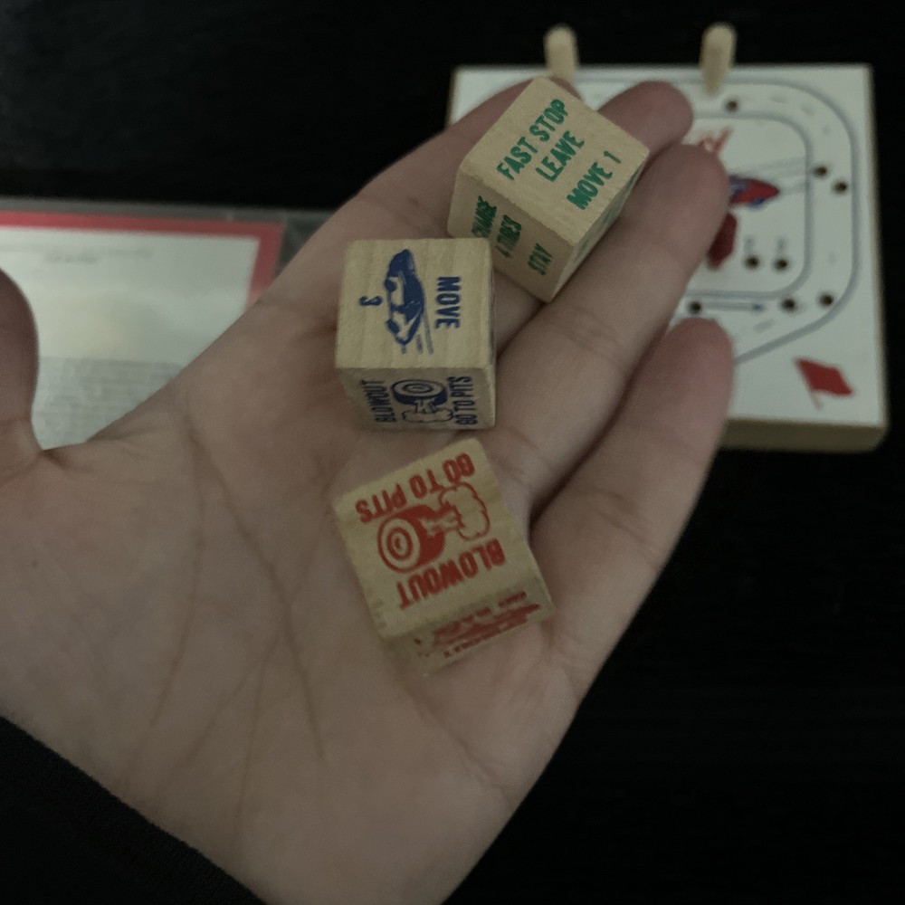 Vintage Crestline Mfg Super Speedway Peg Game