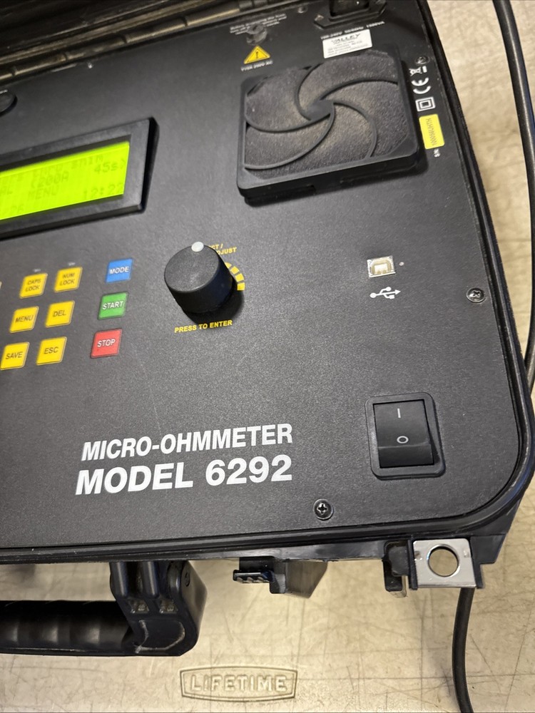 AEMC 6292 Micro-Ohmmeter - Tested - Nice used shape