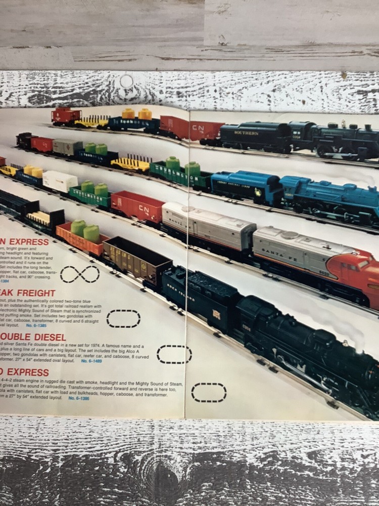 Vintage Lionel 027 1974 Brochure