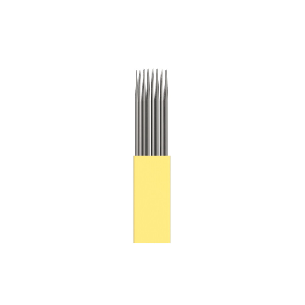 15 Pins Double-Flat Shading  Microblading Needles Manual Eyebrow Blades