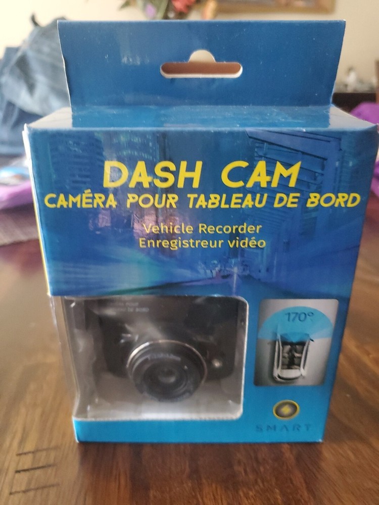 Smart Dash Camera 2.4" screen 720p 170-degree wide Angle