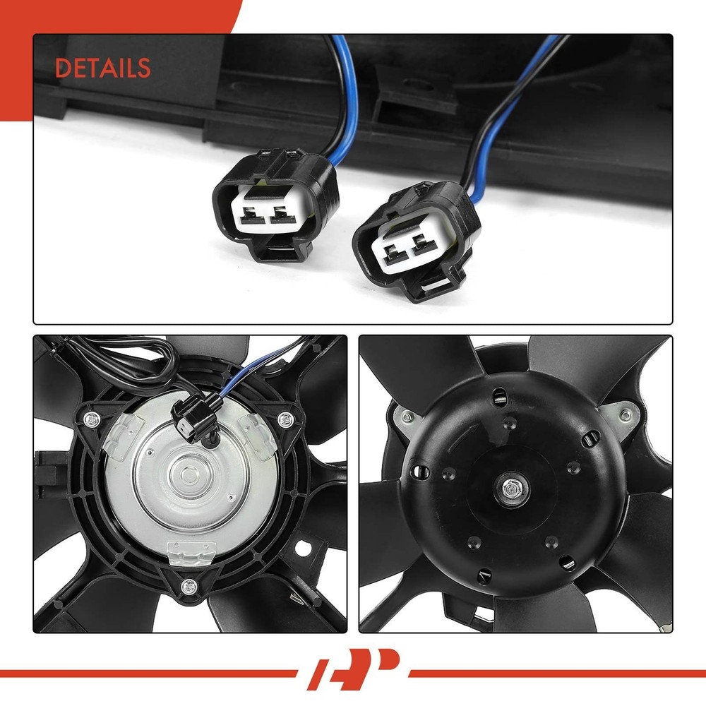 A-Premium Engine Radiator Cooling Fan Assembly Compatible with Select Mazda M...