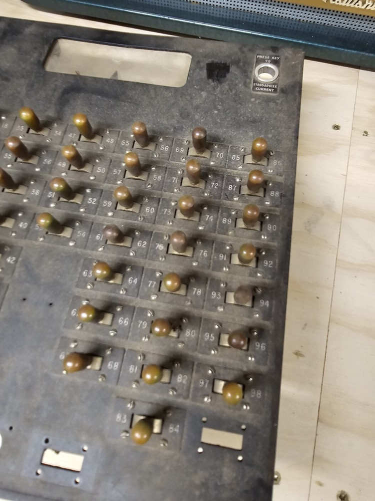 Antique Voltmeter Switch Board Current Circut Standardize