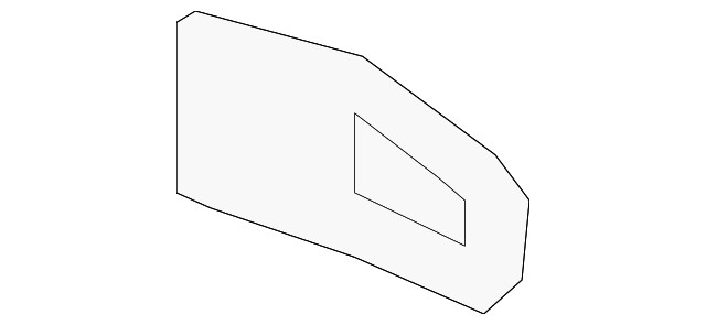 Genuine Mitsubishi Handle Inside Cap 7221B054XB