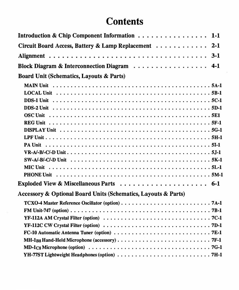 Yaesu FT-840 HF Transceiver TECHNICAL SUPPLEMENT MANUAL