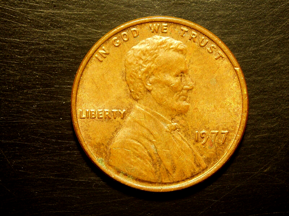 1977 LINCOLN MEMORIAL CENT #9