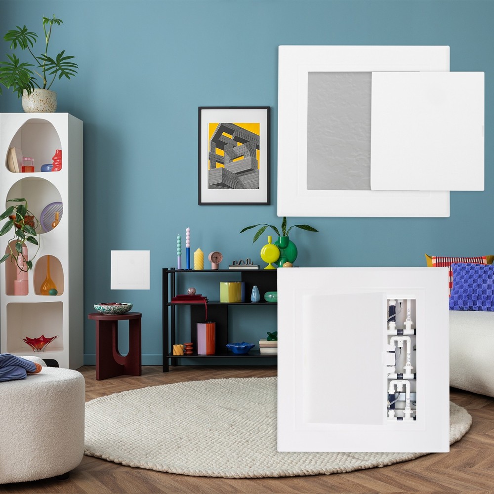 12x10 Inch(300x245mm) Removable Hinged Access Panel, Access Doors, White