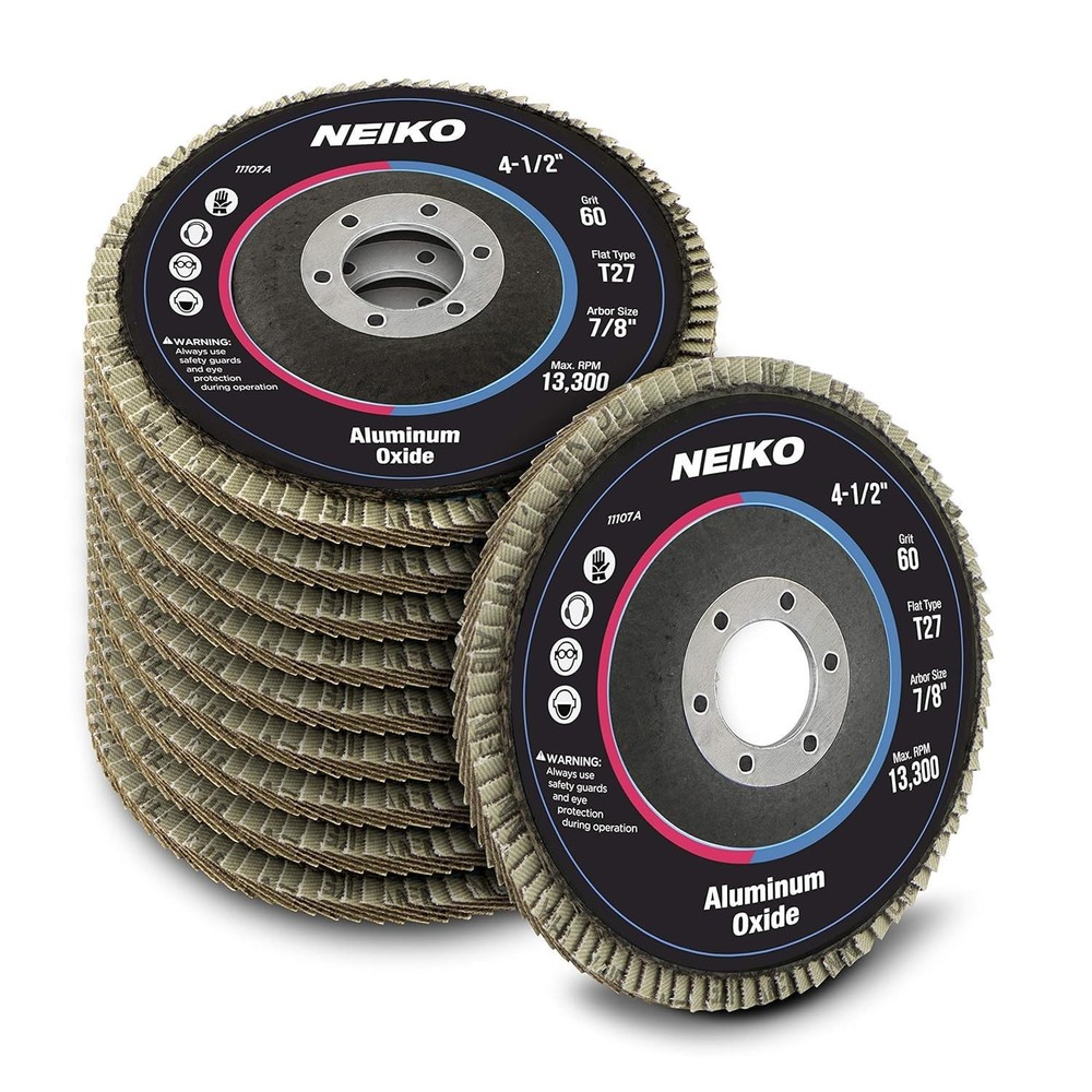 Aluminum Oxide Flap Discs  4-1/2 10 Pack New