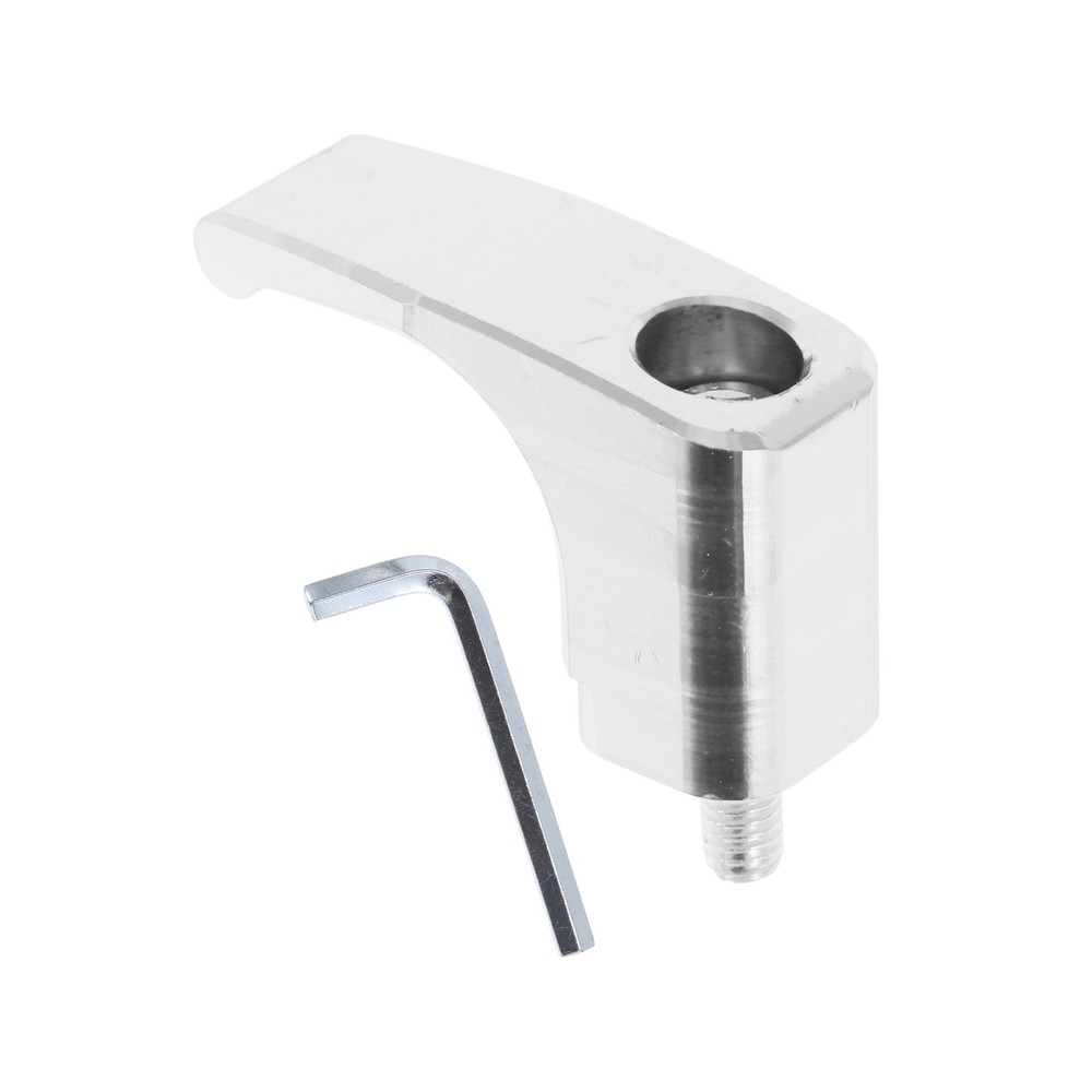 Motorcycle L-Hook 1 Set Silver 46mm