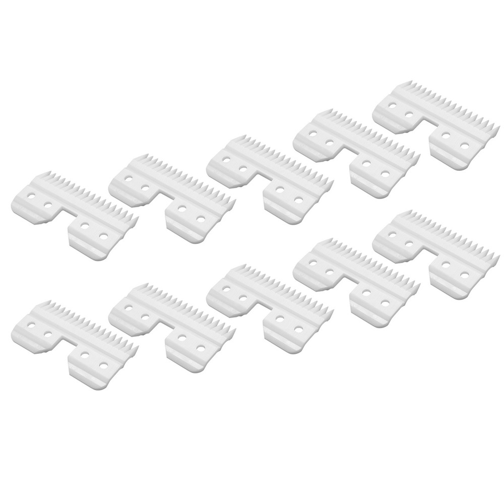 10Pcs/Lot Replaceable Ceramic 18 Teeth Pet Ceramic Clipper Cutting Blade3286