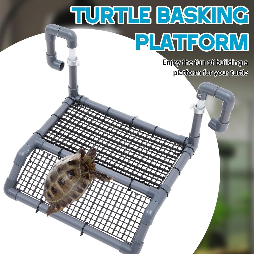 Adjustable Extra Large Turtle Basking Platform, Wider Hanging Dock, Basking A...