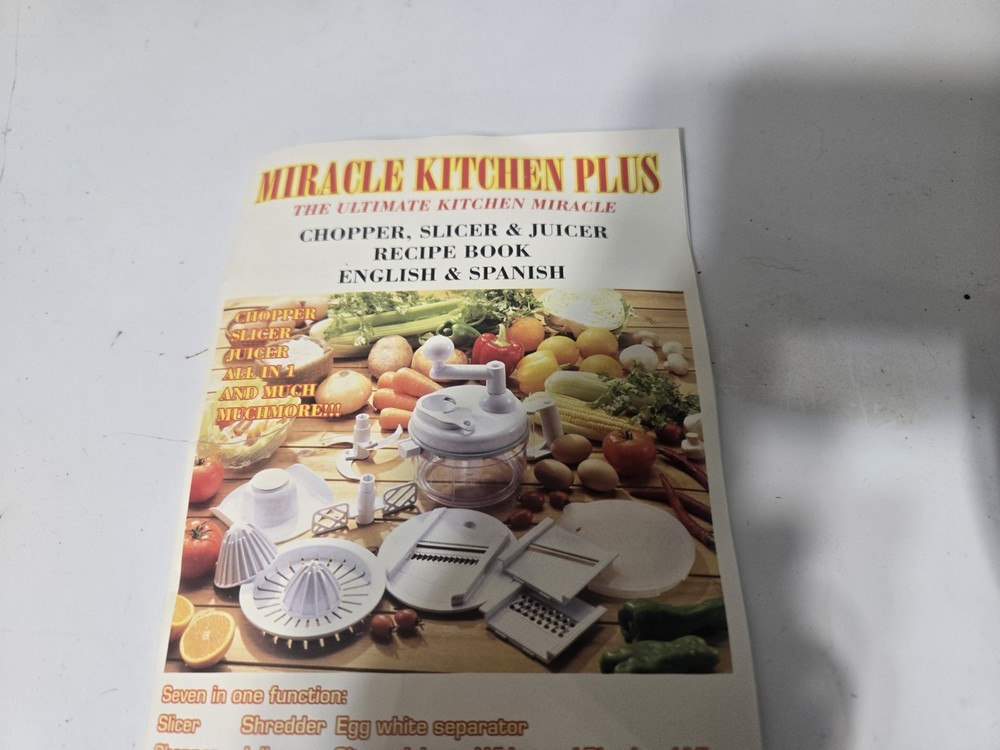 Kitchen Miracle Plus Chopper Slicer Juicer