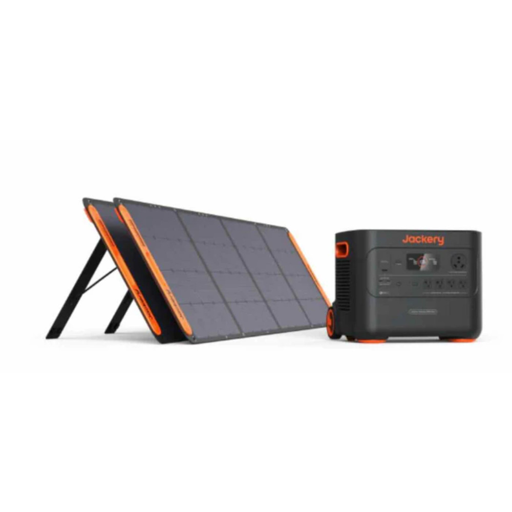 Jackery Explorer HP3000 Power Station 3072Wh with 2 Solar Panel 200W