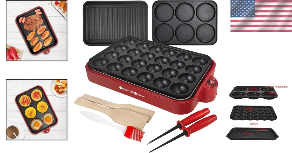 Multifunctional Baking Maker - Grill Pan Cake Pops Takoyaki=