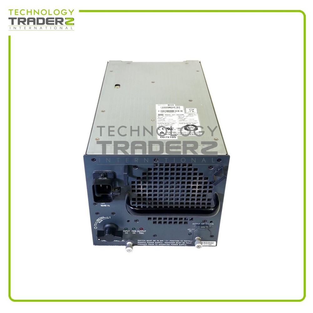 341-0077-04 Cisco Catalyst 6500 3000W Power Supply AA23200 ***Pulled***
