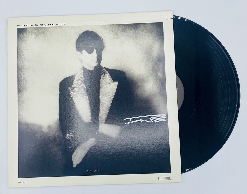 T Bone Burnett Signed Autographed Self Titled Vinyl LP Record