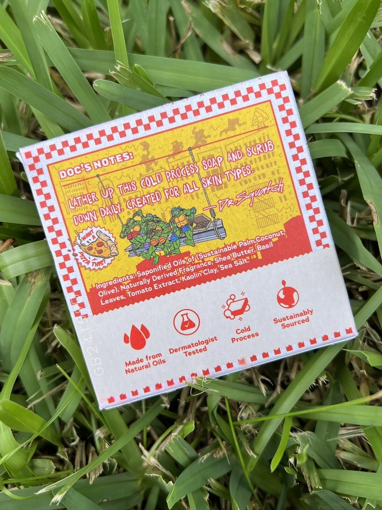 Dr Squatch Soap Cowabunga Cleanse TMNT Limited Edition