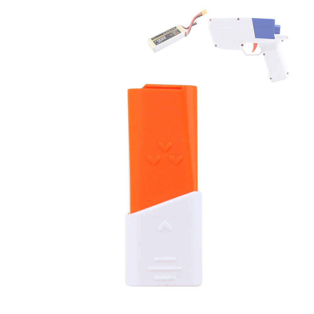 Worker Mod Extended Lipo Battery Case Straight Type for Hurricane Blaster