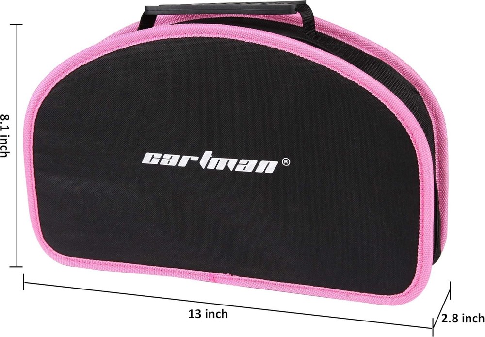 Ultimate 52-Piece Hand Tool Set in Pink - Transportable and Multi-Functional