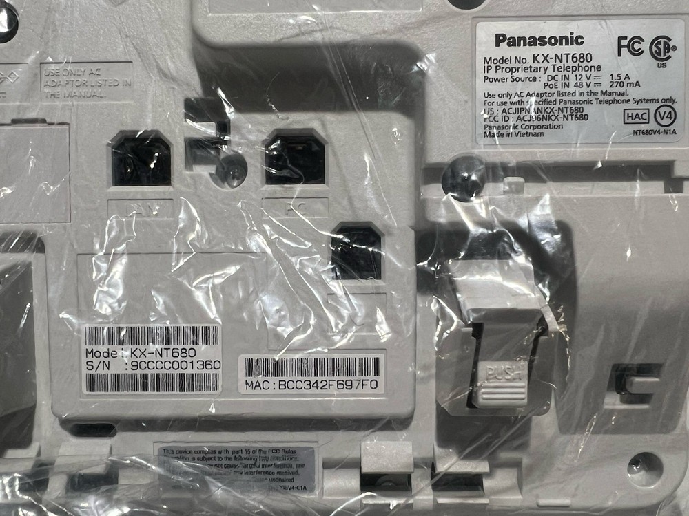 Panasonic KX-NT680 IP Display (WHITE) *Refurbished*