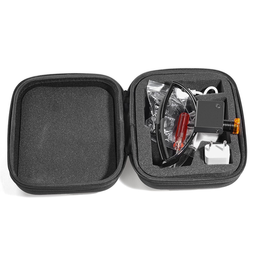 3W LED Wireless Head Light with Optical Filter and Plain Glass Spectacles USA