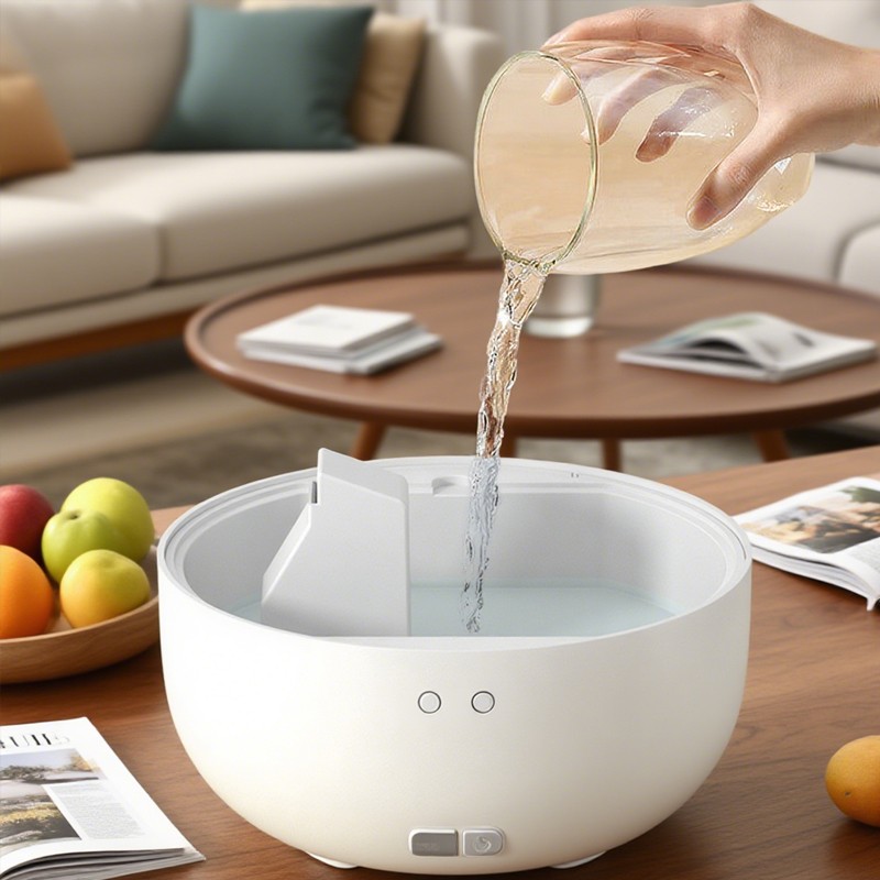 Lighthouse - shaped Aromatherapy Humidifier White