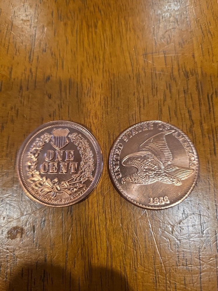 20 1oz One Cent Copper Round