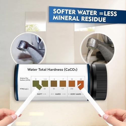 Water Hardness Test Kit-150 Strips Water Quality Testing for Drinking/Well Water