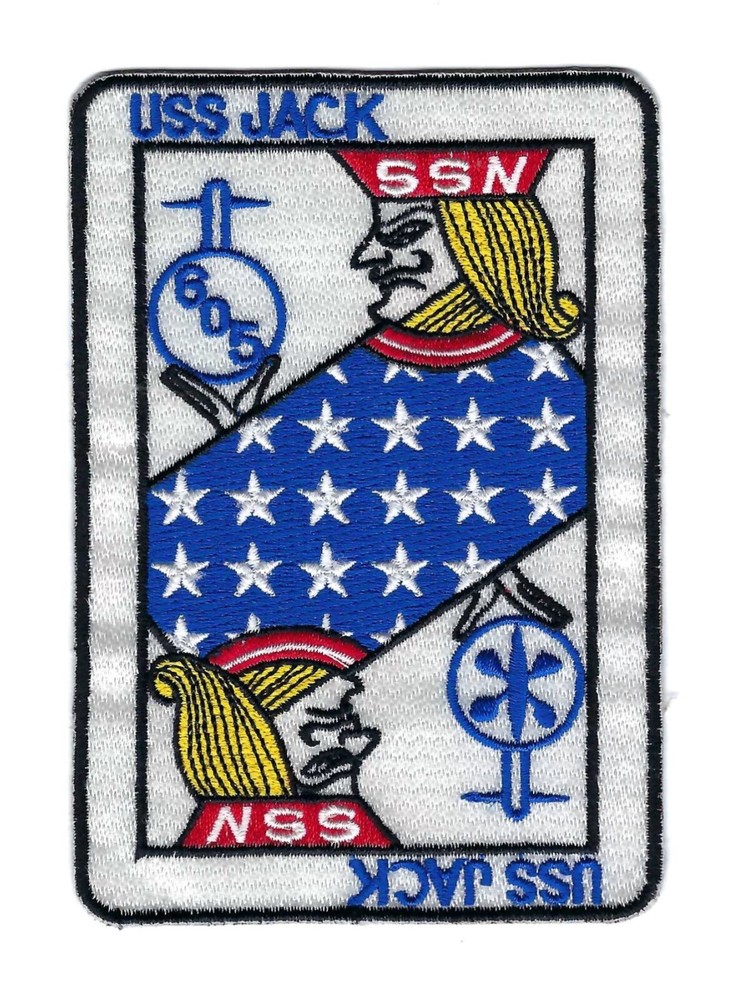 80's USS JACK SSN-605 patch