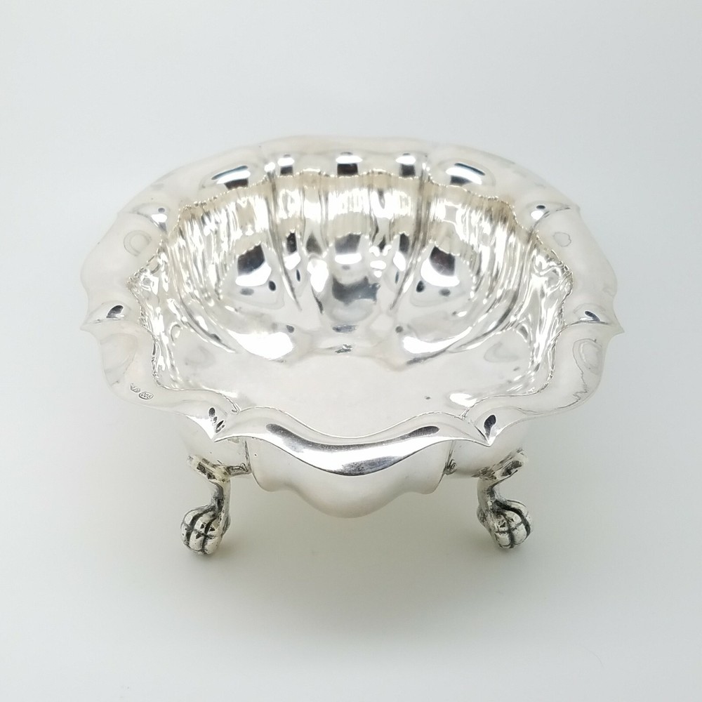 800 Solid Silver Footed Sugar Candy Nuts Dish Bowl / No Mono