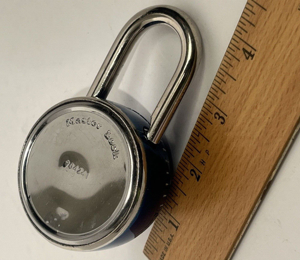 Master Lock Sphero Combination Lock Smooth Spin Padlock Blue